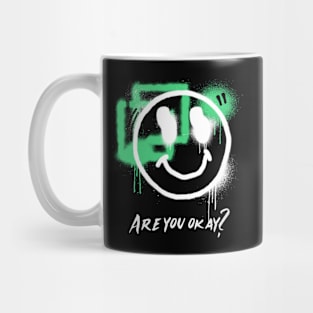 Smiley face , Are you okay? Mental health Mug